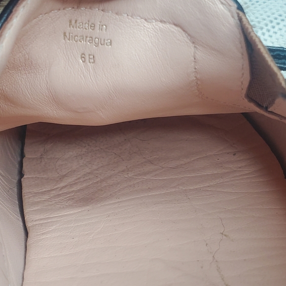 Kate‎ spade Delise Calf Hair Leather Leopard print slip on Sneaker Bow size 6 B - Picture 9 of 10